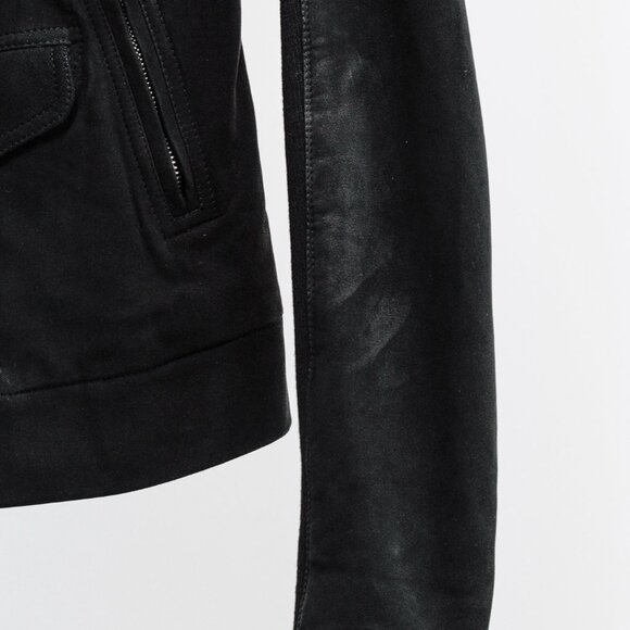 Rick Owens SS 2015 Faul Cowl Stooges Leather Jacket - Picture 7 of 11